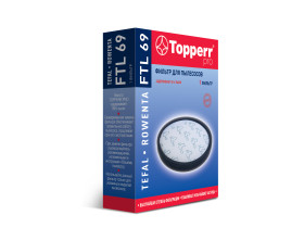 Губчатый фильтр FTL 69 Topperr для пылесосов TEFAL, ROWENTA, зам. RS-2230000345